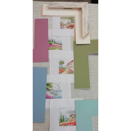 Alisa Poppies At The Sea Cross Stitch Kit